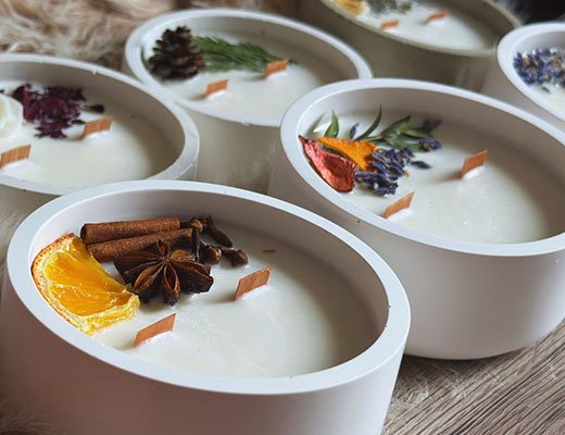 Příklad kvalitní svíčky