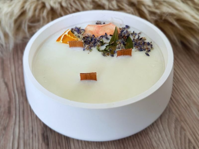 Sójová svíčka – Plamínek pohody Velká