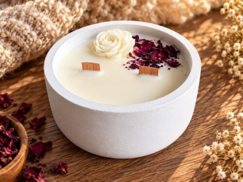Sójová svíčka – Růžový sen