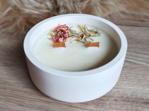 Sójová svíčka – Růže v trávě