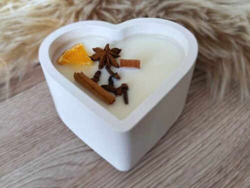 Sójová svíčka – Srdce Zimní harmonie